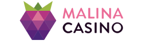 Malina Casino logo, kasyno online z bonusem powitalnym